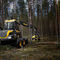 rubber-tired forestry harvester