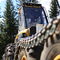 rubber-tired forestry harvester