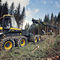 rubber-tired forestry harvester