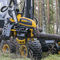 rubber-tired forestry harvester