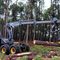 rubber-tired forestry harvester