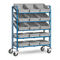 Assembly trolley - CH1 series - multiroir - transport / plastic / steel