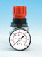 compressed air pressure regulator / piston / single-stage / aluminum