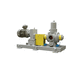 rotary vane pump / with electric motor / stationary / industrial