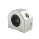 ball bushing block-bearing / aluminum / compact