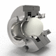 ball check valve / for water / fluid / stainless steel