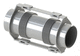 metal pipe expansion joint / round / weld-on / turbine