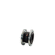 rubber pipe expansion joint / round / flange / axial