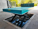 scissor lift table / electric / stationary / U-shape