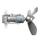turbine mixer / vertical / continuous / for liquids