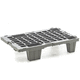 recycled plastic quarter-size pallet / ISO / transport / storage