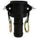 compressed air fitting / camlock / DIN / polypropylene