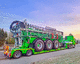 flatbed semi-trailer / gooseneck / low-loader / for boat