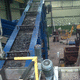 belt conveyor / metal belt / for materials handling / parts