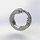 single-direction thrust ball bearing / steel