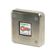 wall-mount housing / rectangular / stainless steel / vandal-proof
