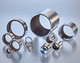 bushing with sliding contact / steel / stainless steel / bronze
