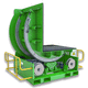 platform metal lifting and turning device / with platform / portable / rotating