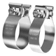 stainless steel band clamp / heavy-duty / custom