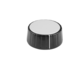 threaded knob / round / plastic / rotating