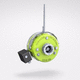 manual release brake unit / electromagnetic release / spring / for hoists