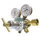 diaphragm pressure regulator / two-stage / brass / cylinder
