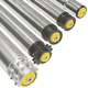 slip-on conveyor roller / PVC / silicone / neoprene®