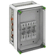 equipped fuse box / wall-mounted / plastic / with transparent cover