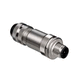 data connector / cylindrical / screw / current