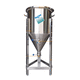 storage tank / beer / stainless steel / cylindrical