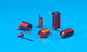 double torsion spring / coiled / copper / coil