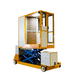open paint booth / for railway applications / filter / mobile
