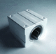 linear bearing unit / open / ball bushing / aluminum