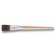 paint brush with wooden handle