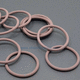 O-ring seal / rubber / circular / static