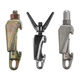 mechanical clamp / stainless steel / threaded body / steel