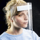 disposable protective visor / UV protection / medical