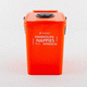 plastic waste container / in-ground / for household waste