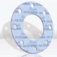 PTFE gasket sheet / flange / for chemical applications