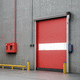 roll up door / anodized aluminum / automatic