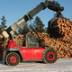 hybrid forklift / ride-on / handling / 4-wheel