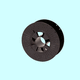 cable reel / manual / fixed / transportable