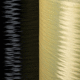 para-aramid filament yarn / yellow / black