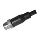 circular connector / data / electrical power supply / overmolded