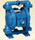 double-diaphragm pump / for solvents / slurry / acid