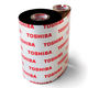 wax-based thermal transfer ribbon / resin / for barcode printers / black