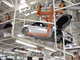 wire mesh conveyor / overhead / transport / storage