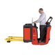 scale pallet truck / electric / stand-on / for warehouse