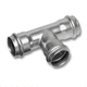 hydraulic fitting / pneumatic / crimp / T-shaped
