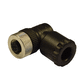 M12 connector / electrical power supply / right-angle / circular